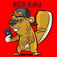 Justin Beaver Santa Hat thumb 1