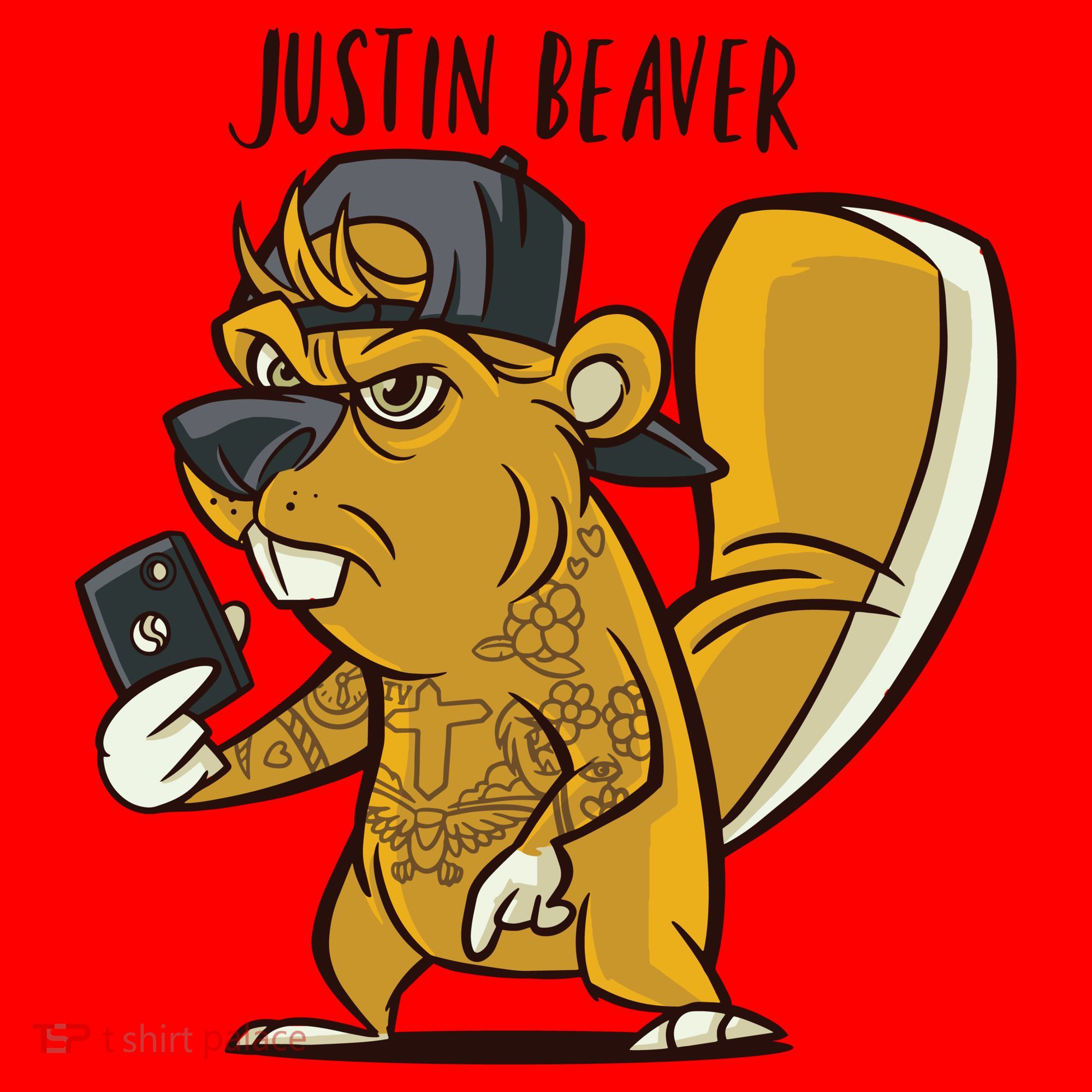 Justin Beaver Santa Hat