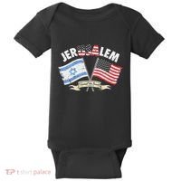 Jerusalem United We Stand Baby Bodysuit thumb 0