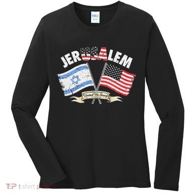 Jerusalem United We Stand Women's Long Sleeve Shirt