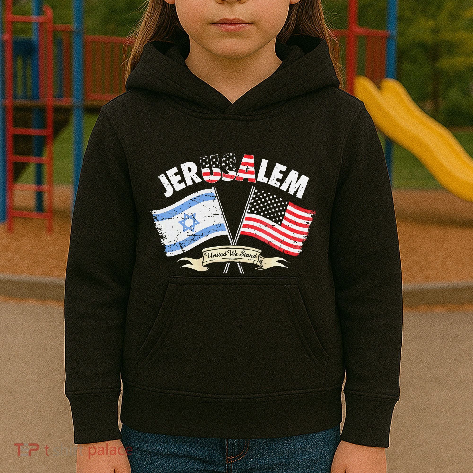 Jerusalem United We Stand Kids Hoodie