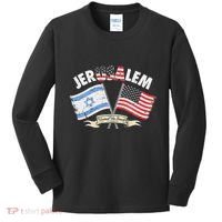 Jerusalem United We Stand Kids Long Sleeve Shirt thumb 0