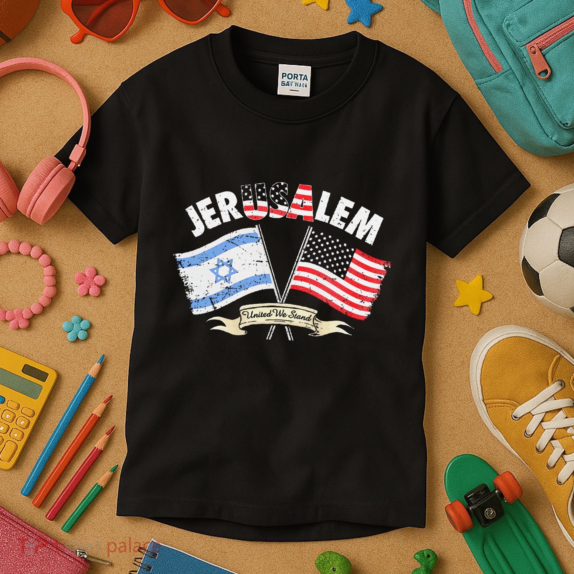 Jerusalem United We Stand Kids T-Shirt