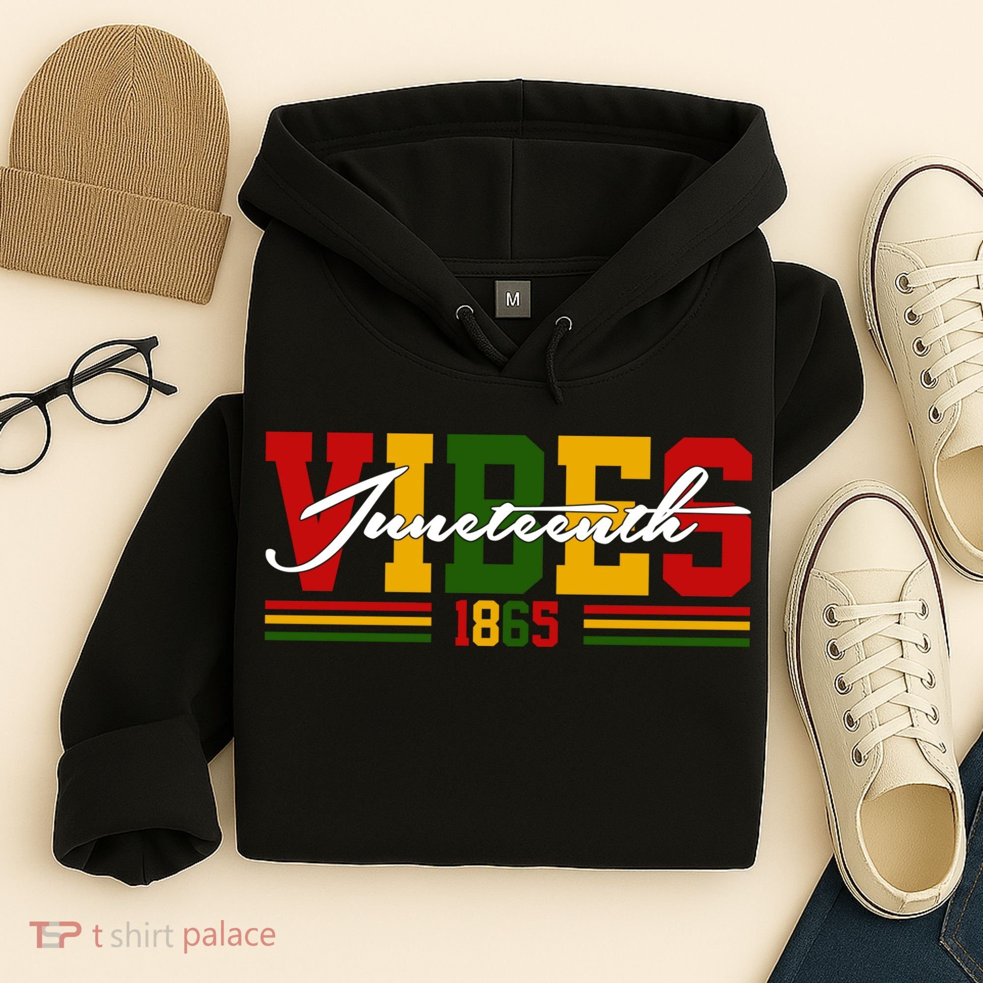 Juneteenth Vibes 1865 Hoodie