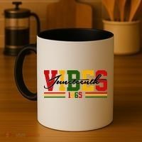 Juneteenth Vibes 1865 Coffee Mug thumb 4