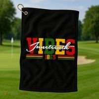 Juneteenth Vibes 1865 Golf Towel thumb 1