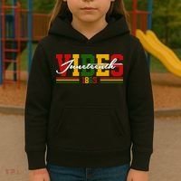 Juneteenth Vibes 1865 Kids Hoodie thumb 3