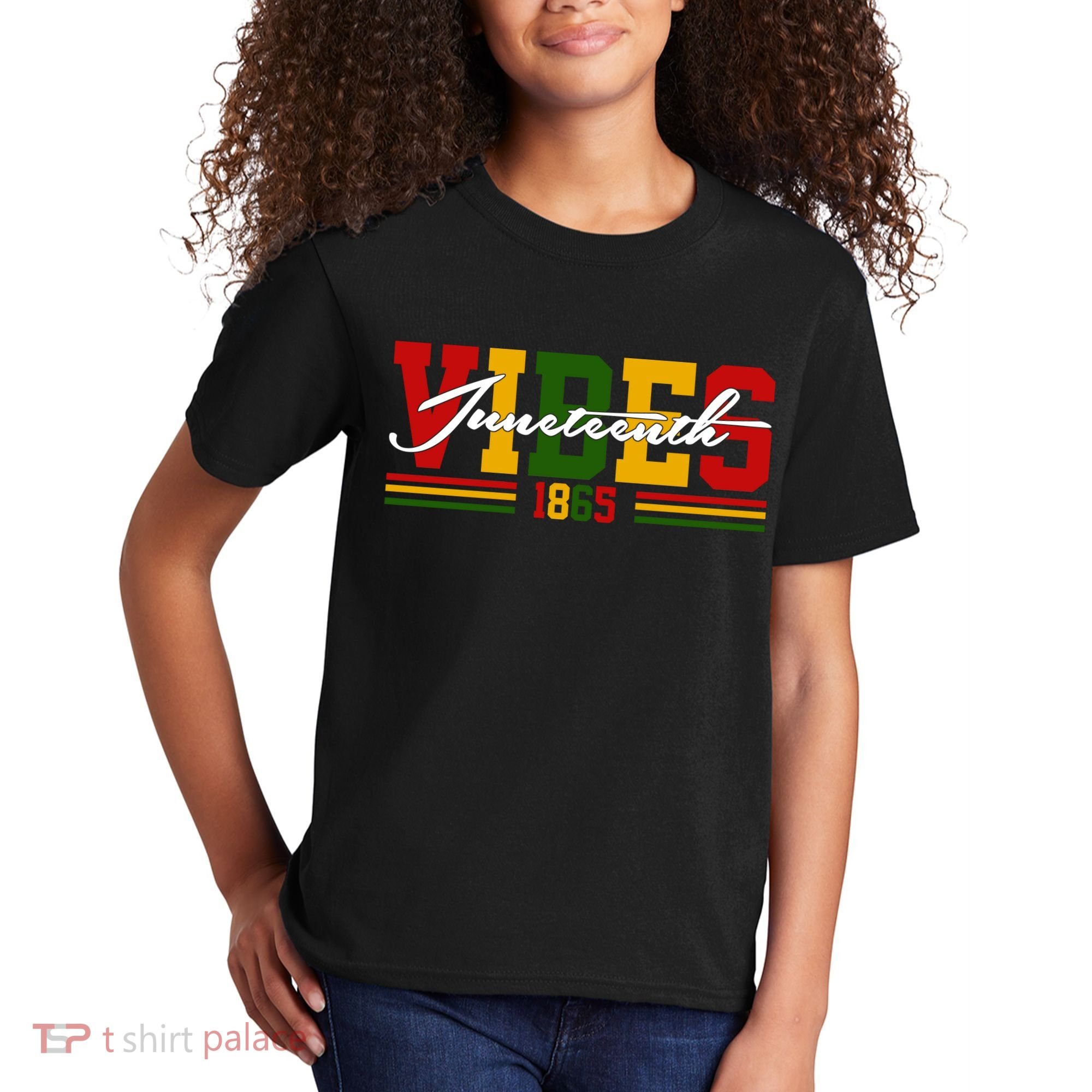 Juneteenth Vibes 1865 Kids T-Shirt