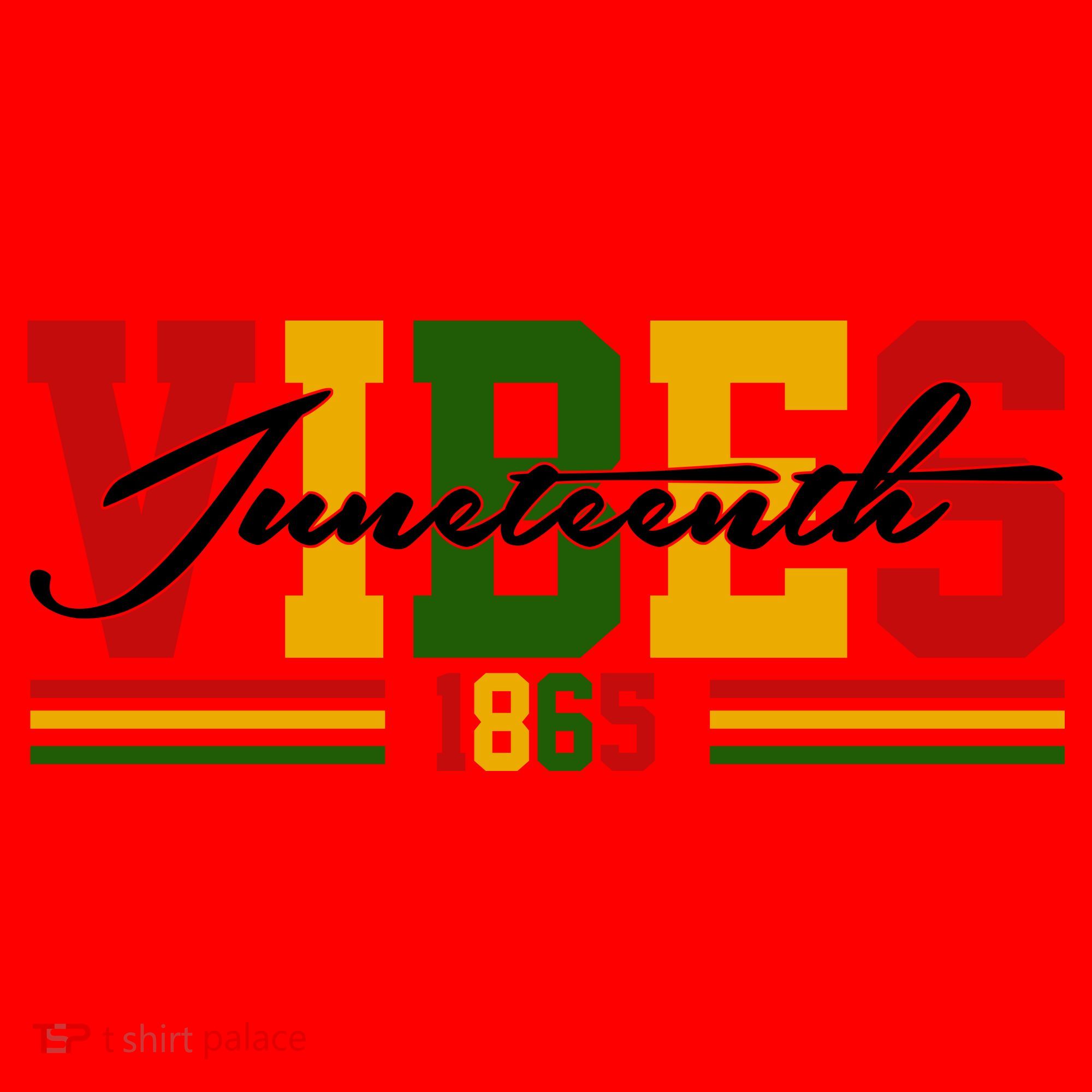 Juneteenth Vibes 1865 Santa Hat