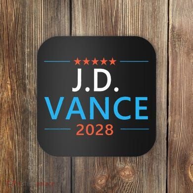 Jd Vance 2028 For President Republican 28 Coaster