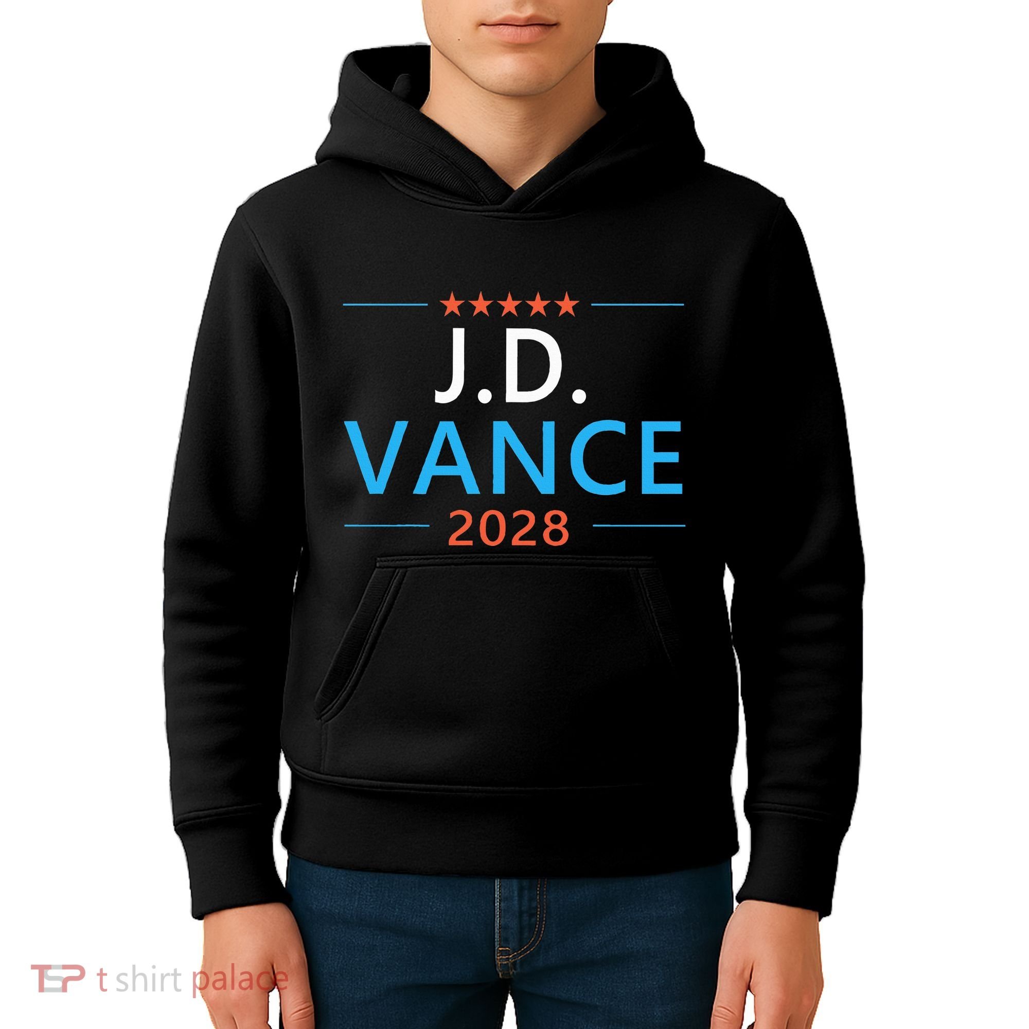 Jd Vance 2028 For President Republican 28 Kids Hoodie
