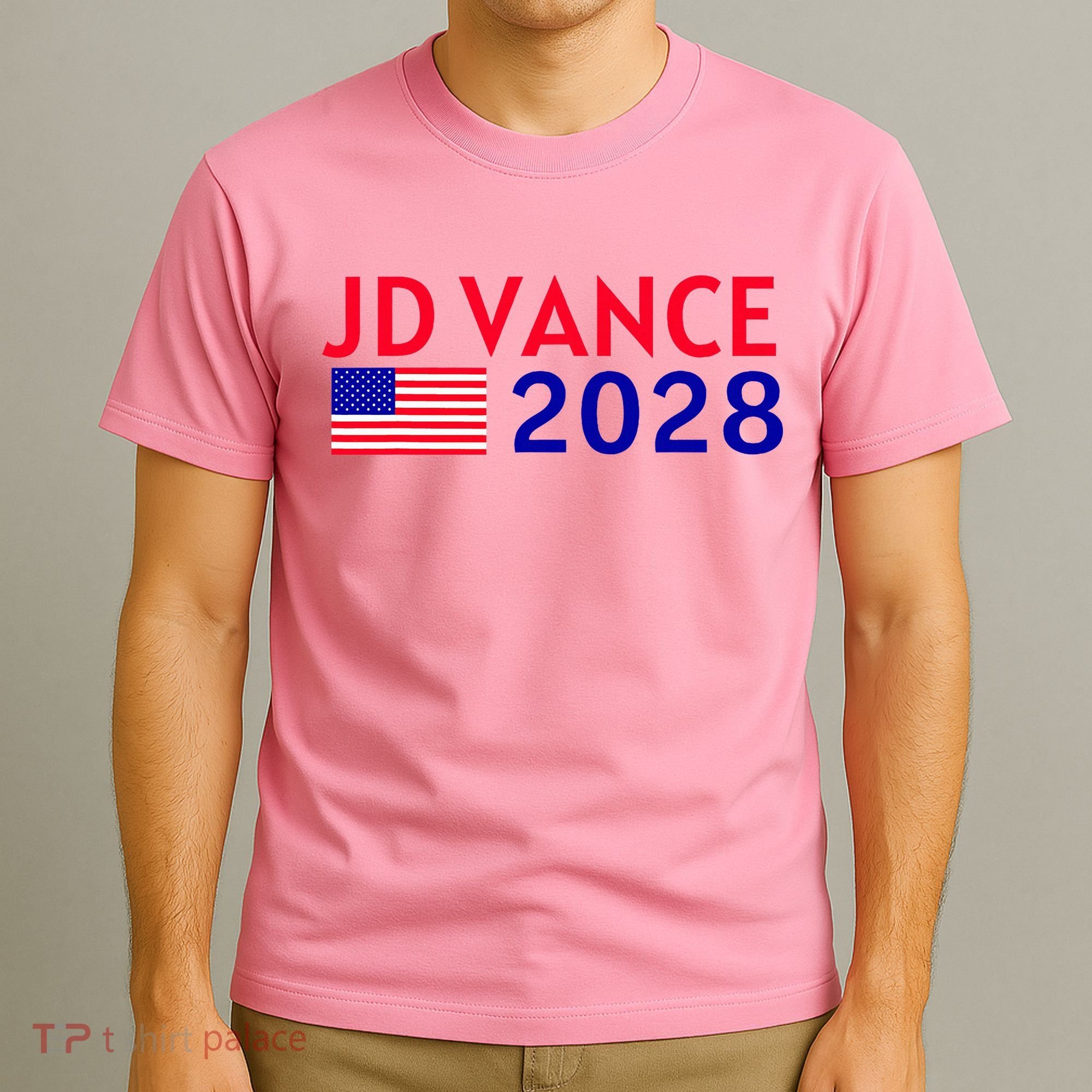 Jd Vance 2028 American Flag Vote Vance 2028 President Usa T-Shirt