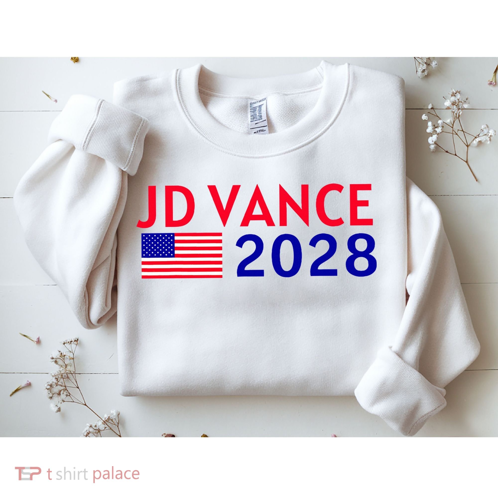 Jd Vance 2028 American Flag Vote Vance 2028 President Usa Sweatshirt