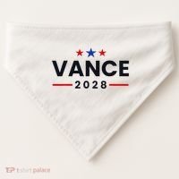 Jd Vance 2028 Us Election Campaign Us American President USA-Made Doggie Bandana thumb 0
