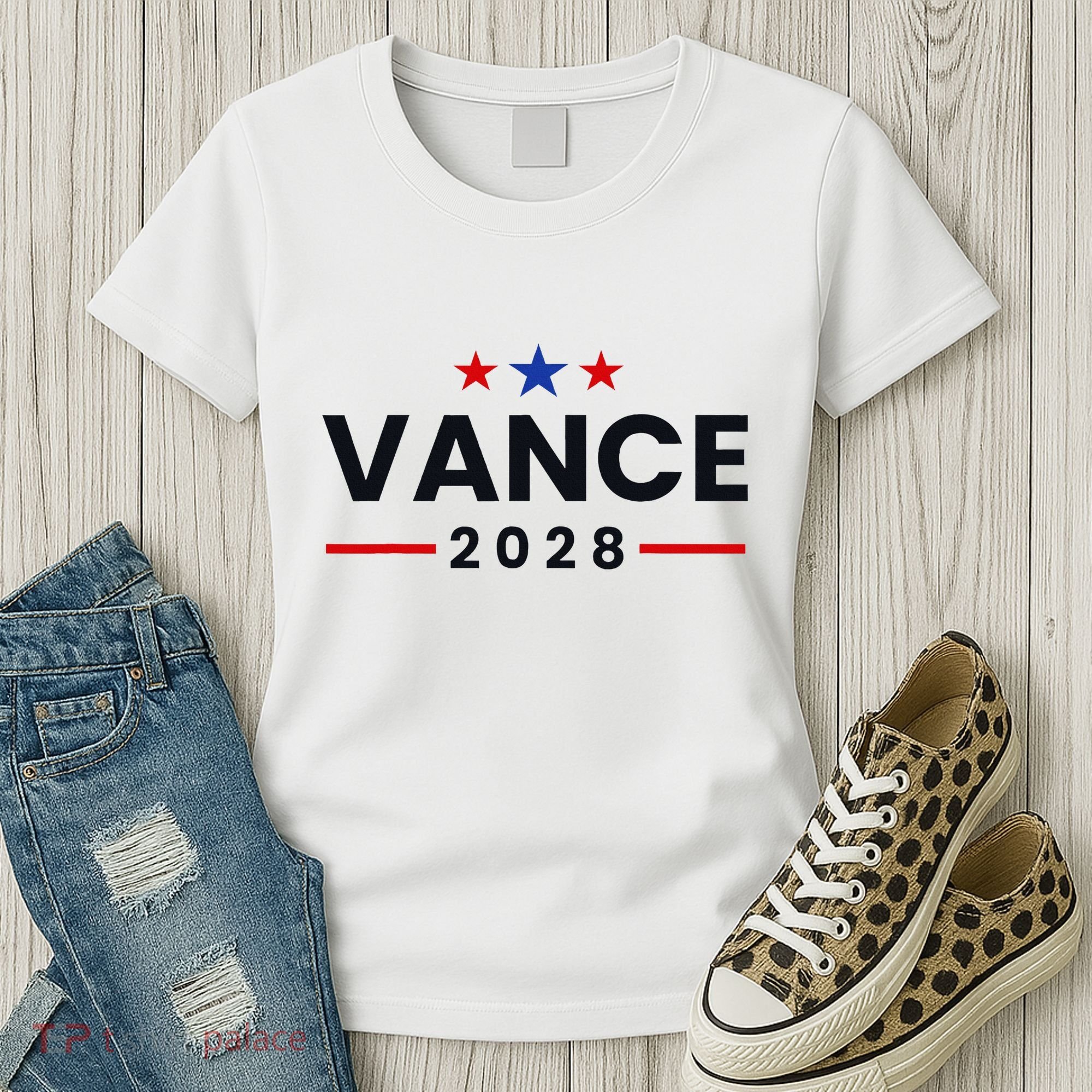 Jd Vance 2028 Us Election Campaign Us American President Women's T-Shirt
