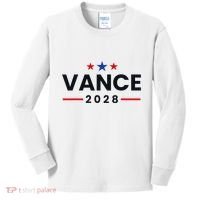 Jd Vance 2028 Us Election Campaign Us American President Kids Long Sleeve Shirt thumb 0