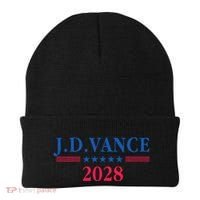 Jd Vance 2028 President Election Campaign Trump Legacy Maga Beanie thumb 0
