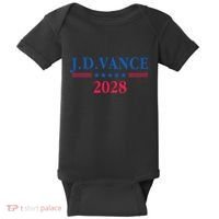 Jd Vance 2028 President Election Campaign Trump Legacy Maga Baby Bodysuit thumb 0