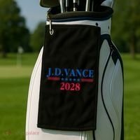 Jd Vance 2028 President Election Campaign Trump Legacy Maga Golf Towel thumb 2