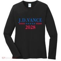 Jd Vance 2028 President Election Campaign Trump Legacy Maga Women's Long Sleeve Shirt thumb 0