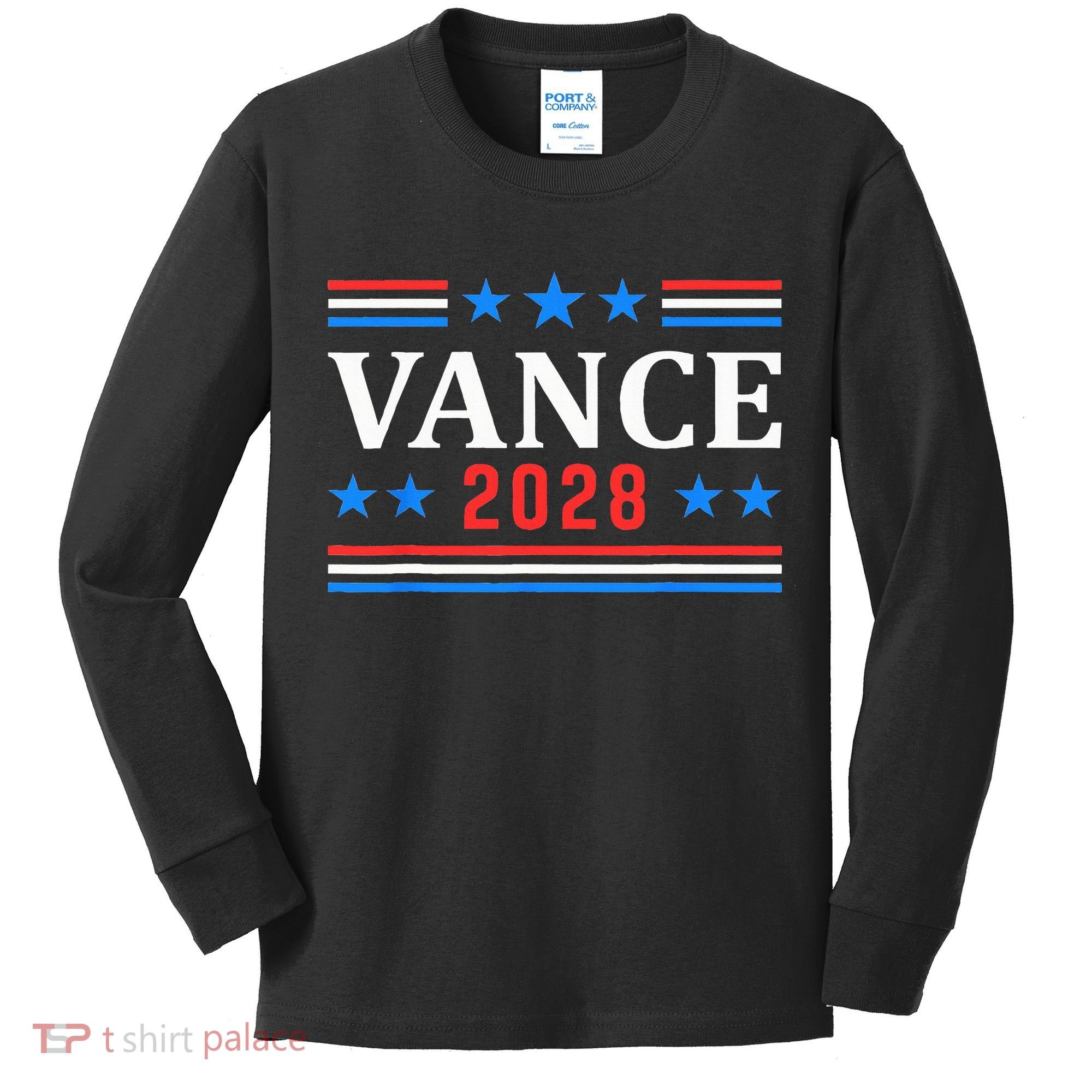 Jd Vance 2028 Vance For President Vote Republican Kids Long Sleeve Shirt