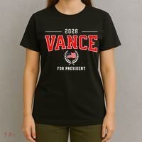 JD Vance 2028 for President Republican Patriotic US Flag T-Shirt thumb 4