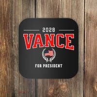 JD Vance 2028 for President Republican Patriotic US Flag Coaster thumb 0