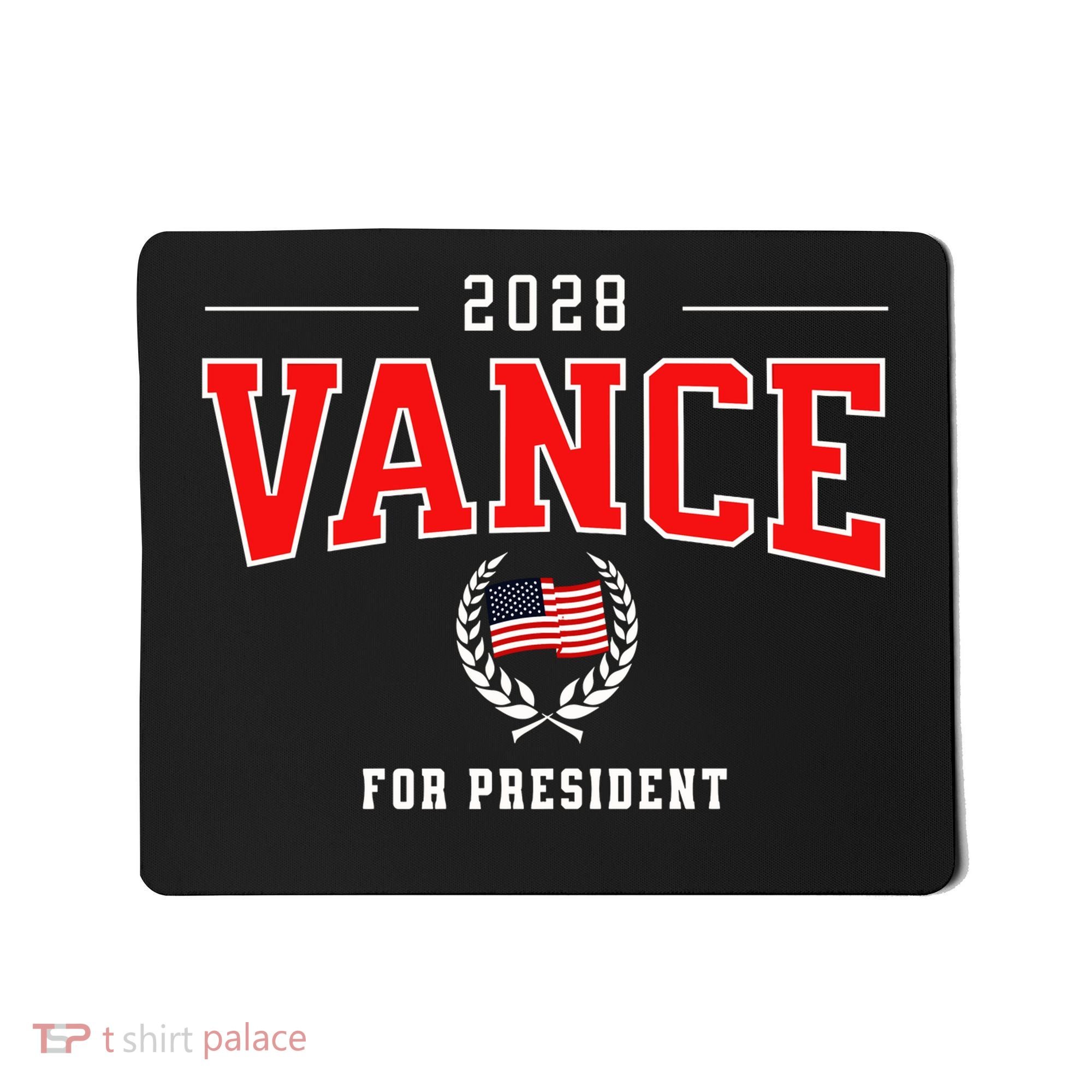 JD Vance 2028 for President Republican Patriotic US Flag Mousepad