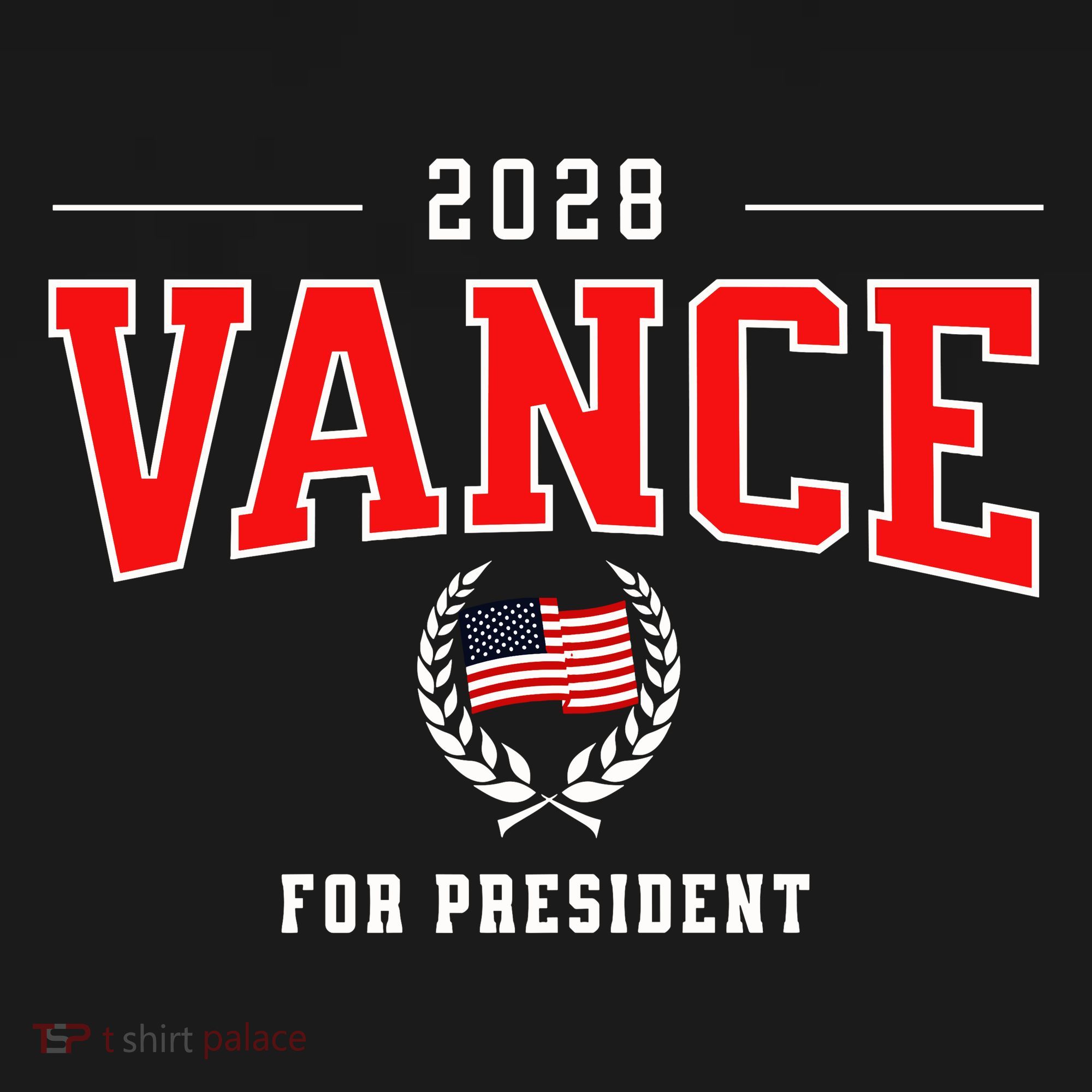 JD Vance 2028 for President Republican Patriotic US Flag Women's Tank Top