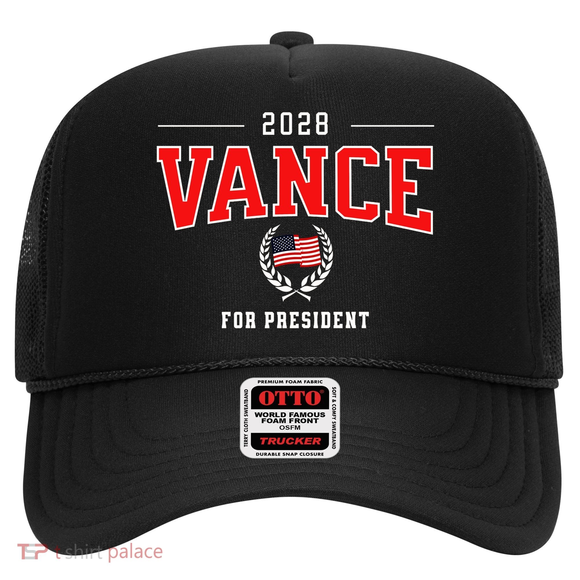 JD Vance 2028 for President Republican Patriotic US Flag Hat