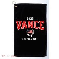 JD Vance 2028 for President Republican Patriotic US Flag Golf Towel thumb 0