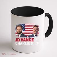 Jd Vance And Charlie Kirk Coffee Mug thumb 1