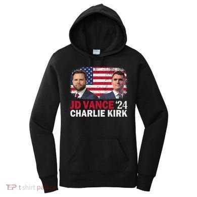 Jd Vance And Charlie Kirk Women's Hoodie