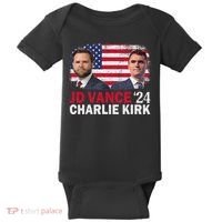 Jd Vance And Charlie Kirk Baby Bodysuit thumb 0