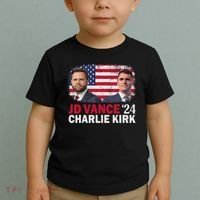 Jd Vance And Charlie Kirk Toddler T-Shirt thumb 2