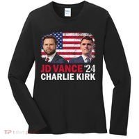Jd Vance And Charlie Kirk Women's Long Sleeve Shirt thumb 0