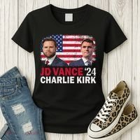 Jd Vance And Charlie Kirk Women's T-Shirt thumb 3