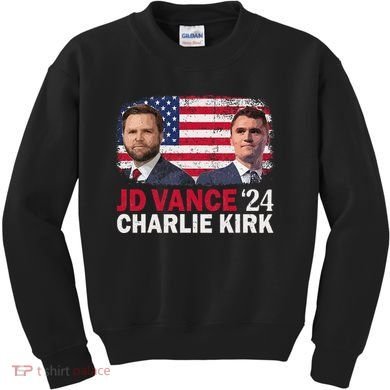 Jd Vance And Charlie Kirk Kids Sweatshirt