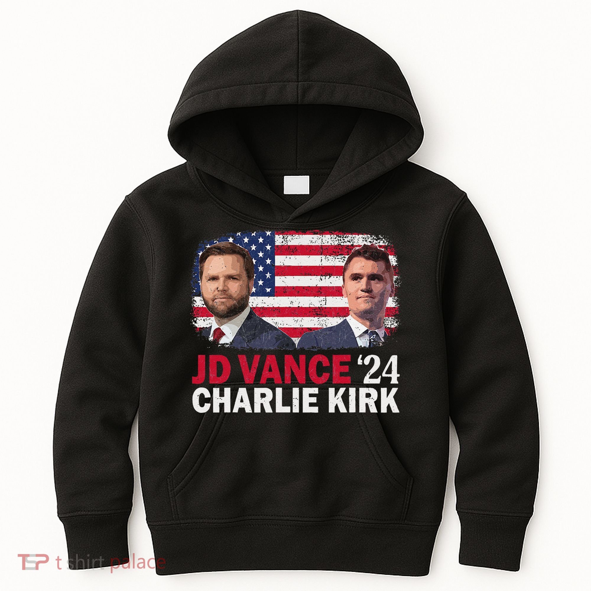 Jd Vance And Charlie Kirk Kids Hoodie
