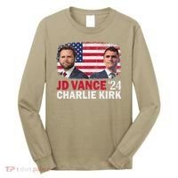 Jd Vance And Charlie Kirk Long Sleeve Shirt thumb 0