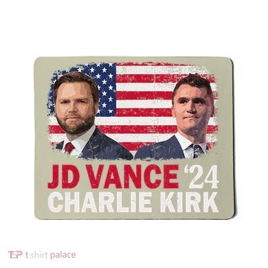 Jd Vance And Charlie Kirk Mousepad