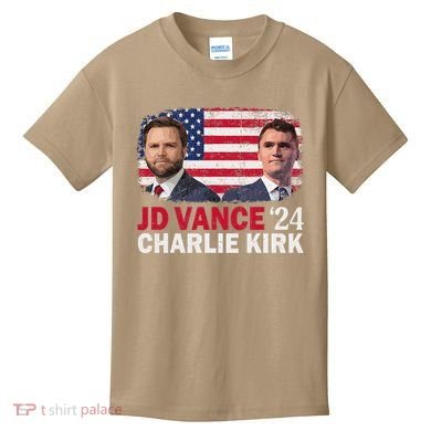 Jd Vance And Charlie Kirk Kids T-Shirt