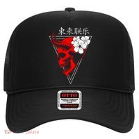 Japanese Vaporwave Aesthetic Hat thumb 0
