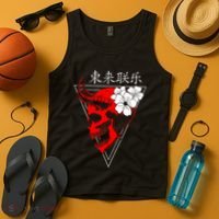 Japanese Vaporwave Aesthetic Tank Top thumb 4