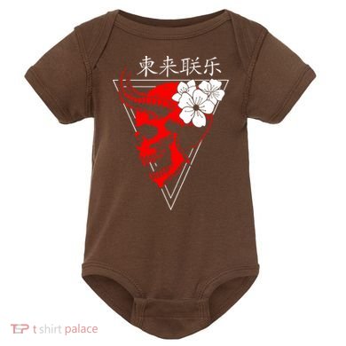 Japanese Vaporwave Aesthetic Baby Bodysuit