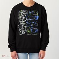 Johnnieguilbert Violent Dream Wolf Blue Green Women's Sweatshirt thumb 0