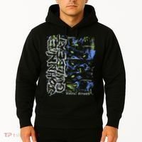 Johnnieguilbert Violent Dream Wolf Blue Green Hoodie thumb 2