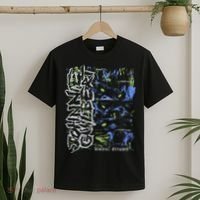 Johnnieguilbert Violent Dream Wolf Blue Green T-Shirt thumb 2