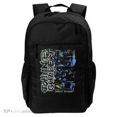Johnnieguilbert Violent Dream Wolf Blue Green Backpack
