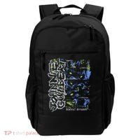 Johnnieguilbert Violent Dream Wolf Blue Green Backpack thumb 0